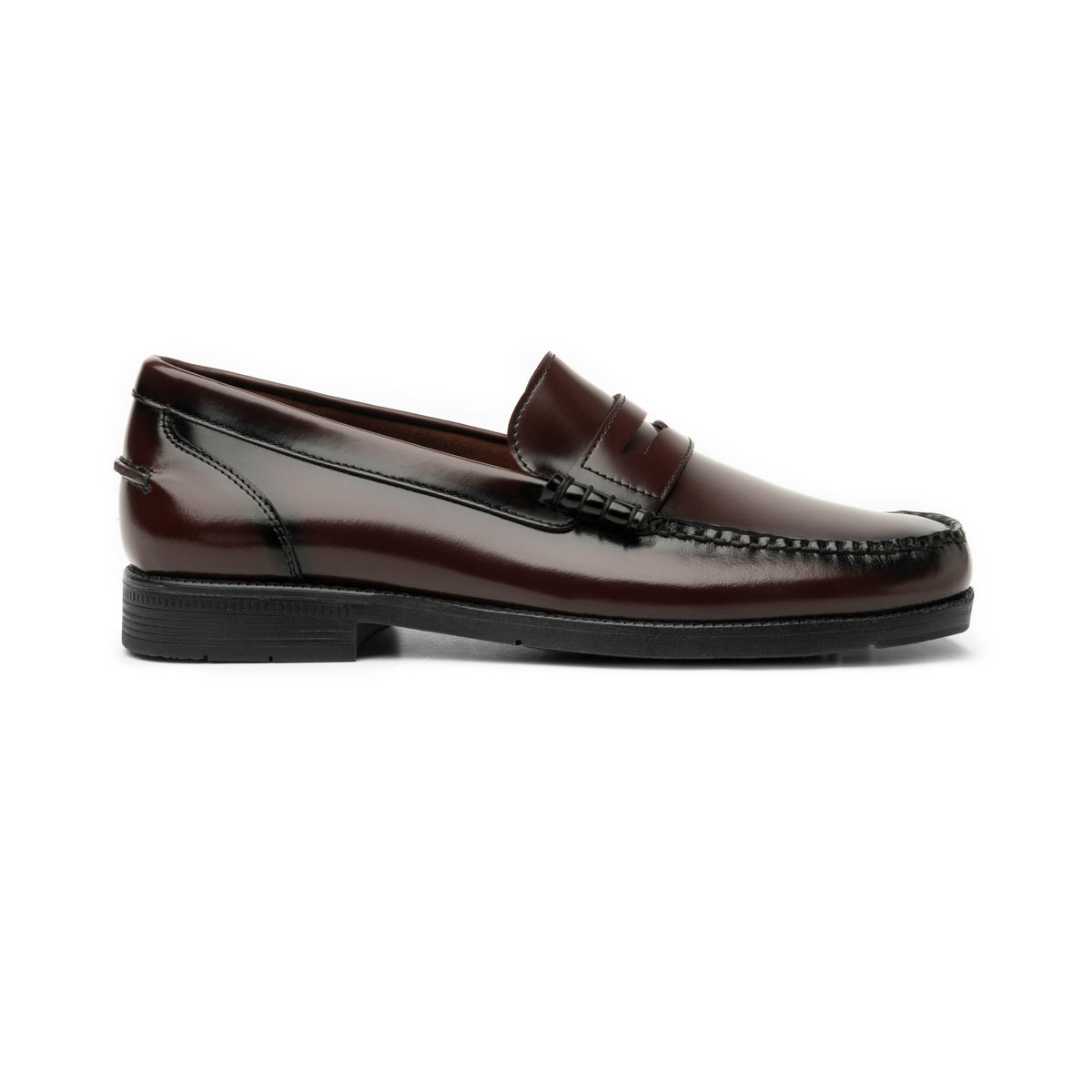 Mocasín Con Antifaz Quirelli para Hombre con Construcción Guante Estilo 87904 Vino