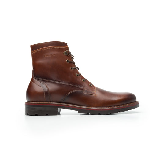 Botín Casual Quirelli 100% De Piel  Para Hombre - Estilo 88609 Tan