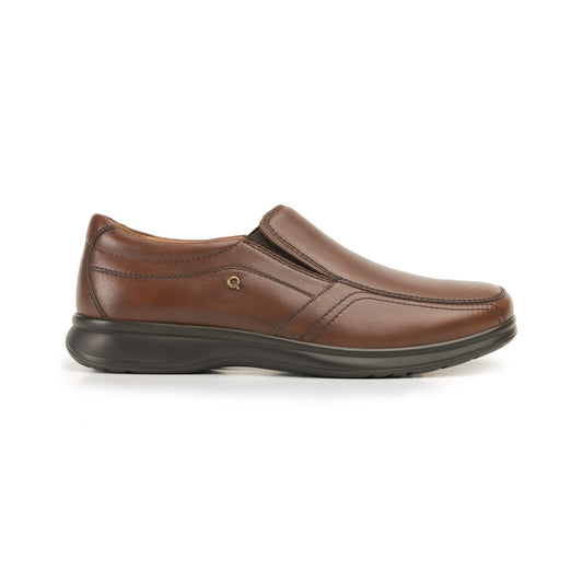 Mocasín Casual Quirelli Con Plantilla Hexafoam  Para Hombre - Estilo 88702 Café