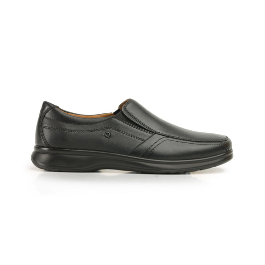 Mocasín Casual Quirelli Con Pespuntes Decorativos Para Hombre - Estilo 88702 Negro