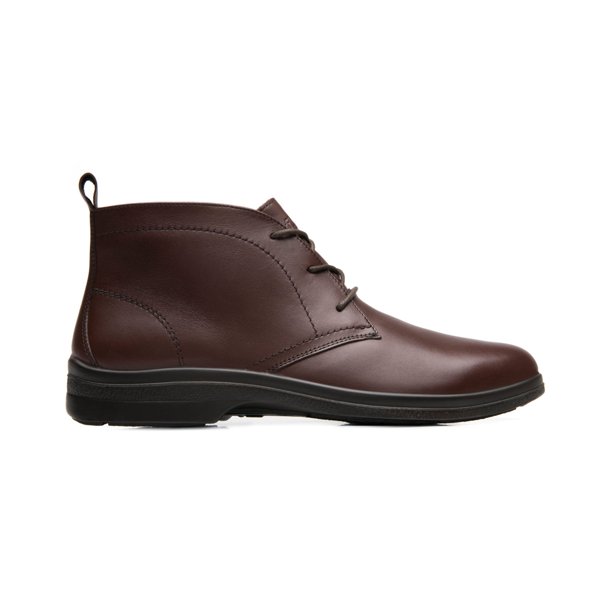 Botín De Piel Flexi para Hombre Estilo 91613 Chocolate