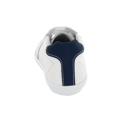 Bota Audaz para niño en piel blanco Panky con agujeta
