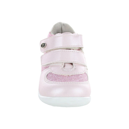 Tenis Coqueta para niña en sintético rosa Panal con acabado brillante