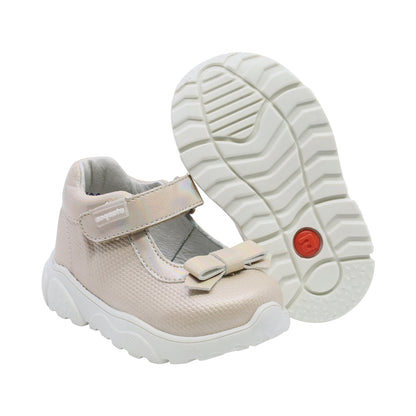 Zapato Coqueta para niña en sintético oro Zippy con moño decorativo
