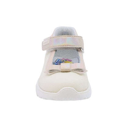 Zapato Coqueta para niña en sintético perla Zippy con moño decorativo