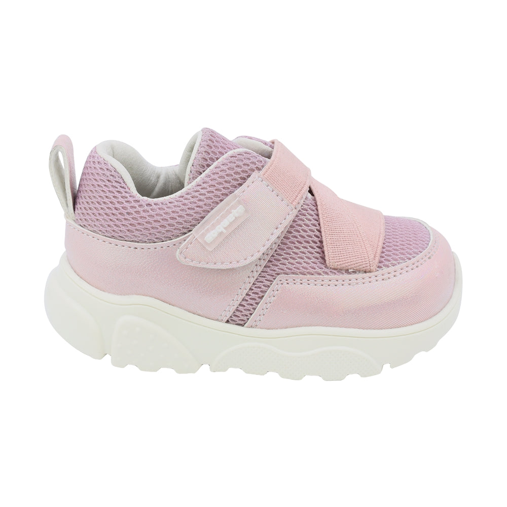 Tenis Coqueta para niña sintético rosa Zippy con elástico cruzado
