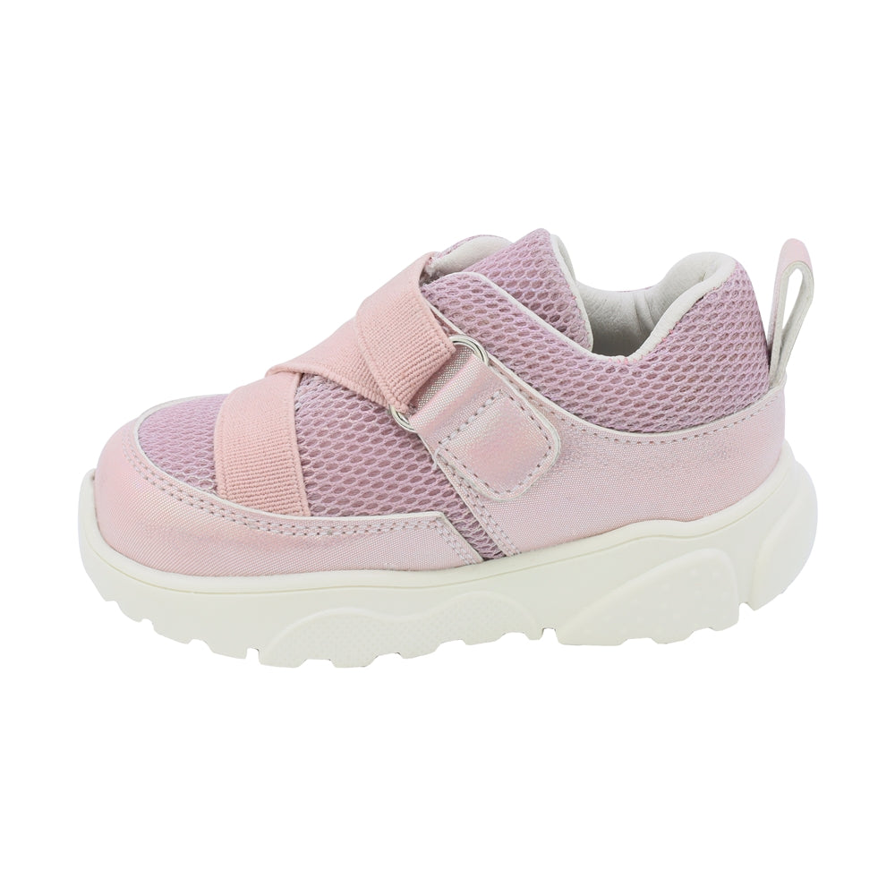 Tenis Coqueta para niña sintético rosa Zippy con elástico cruzado