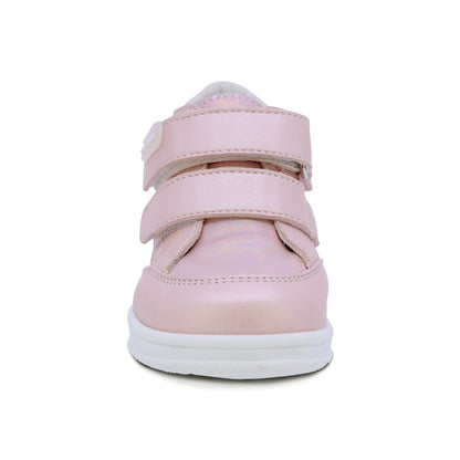 TENIS COQUETA PARA NIÑA DE SINTÉTICO COLOR ROSA TEDDY CON TIRA DE CONTACTO