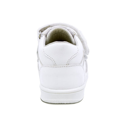 TENIS AUDAZ PARA NIÑO DE SINTÉTICO COLOR BLANCO TEDDY CON DOBLE TIRA DE CONTACTO
