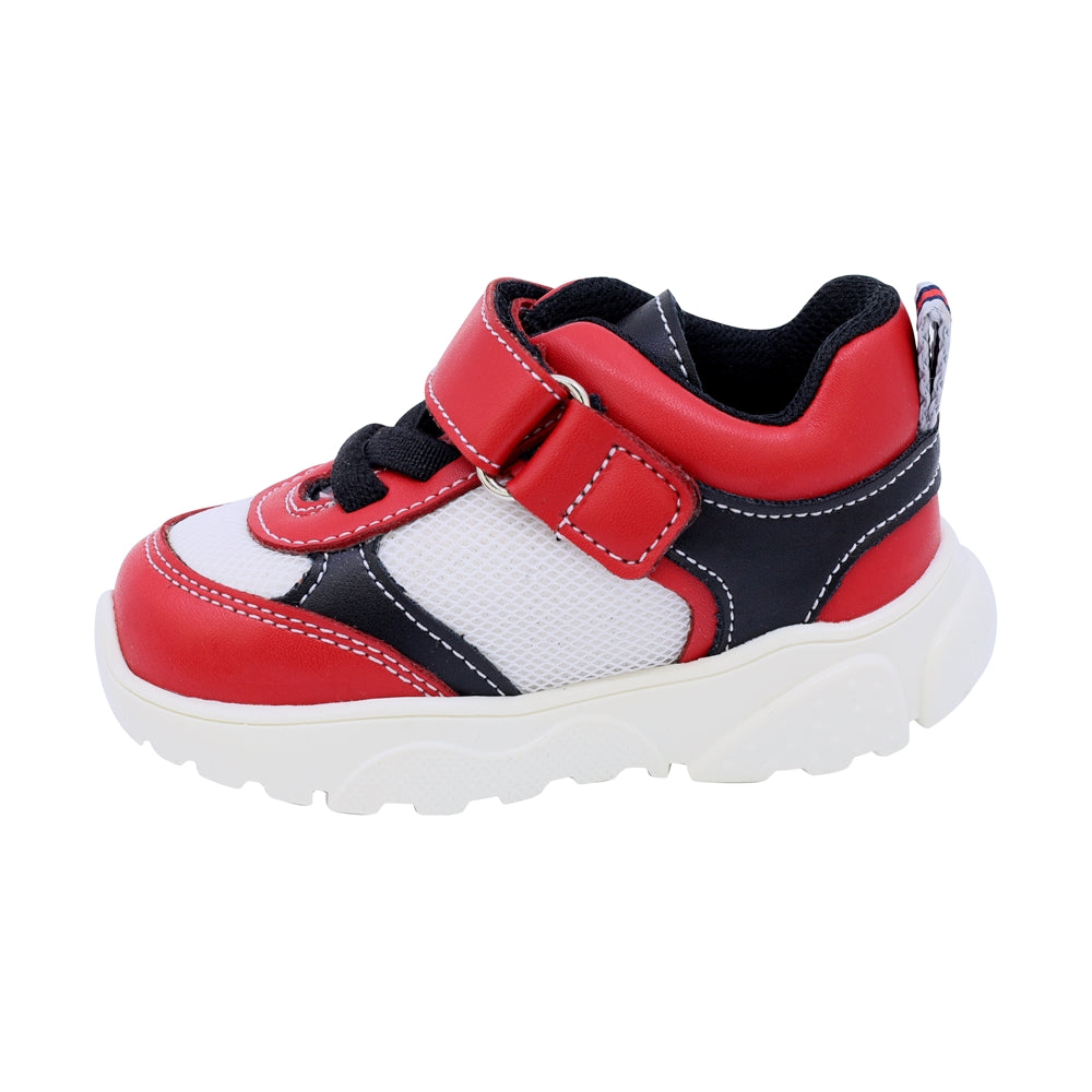 Tenis Audaz para niño sintético rojo Zippy con tira de contacto