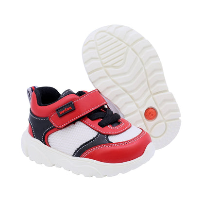 Tenis Audaz para niño sintético rojo Zippy con tira de contacto