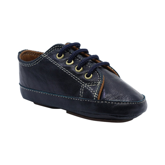 Zapato de vestir para niño Audaz Piel color Azul marino Sixty-three con agujeta