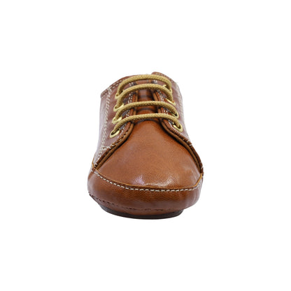 Zapato de vestir para niño Audaz Piel color Miel Sixty-three con agujeta