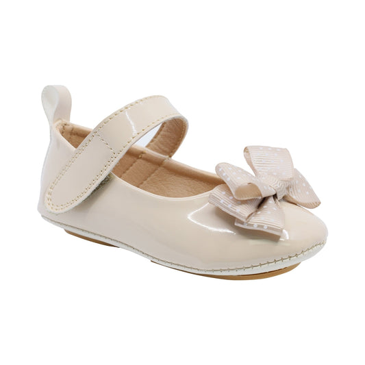 Balerina Coqueta para niña Sintética  Beige Sixty-seven con tira de contacto
