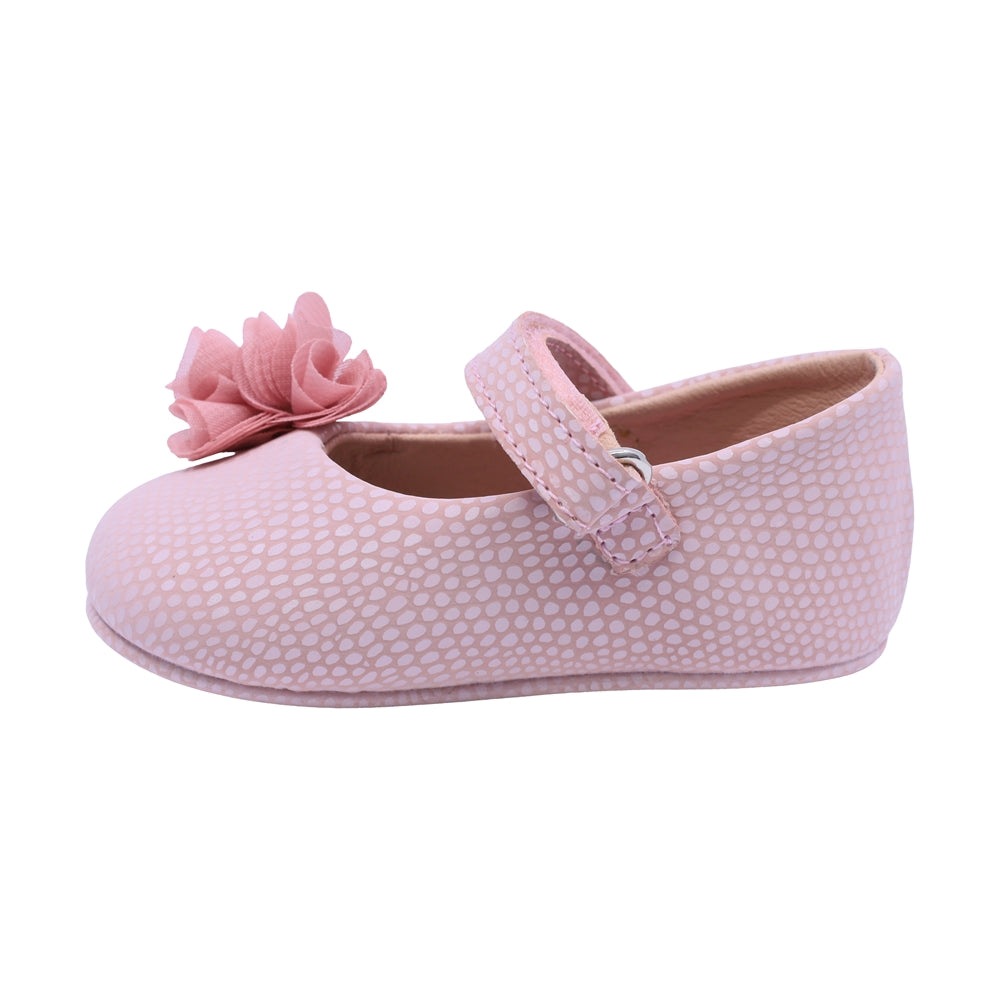 Balerina Coqueta para niña sintético  rosa Two con flor de tul