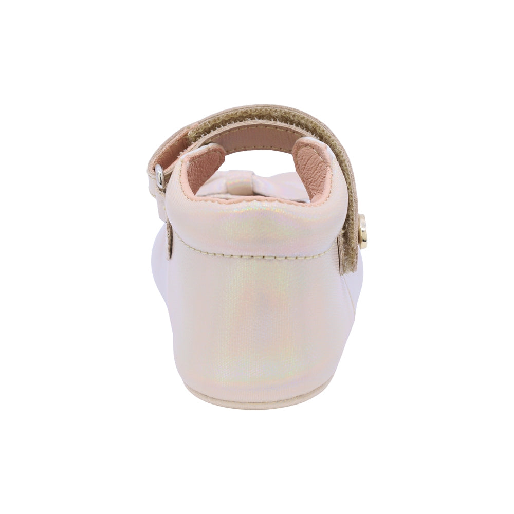 Balerina Coqueta para niña sintético oro Two con moño decorativo