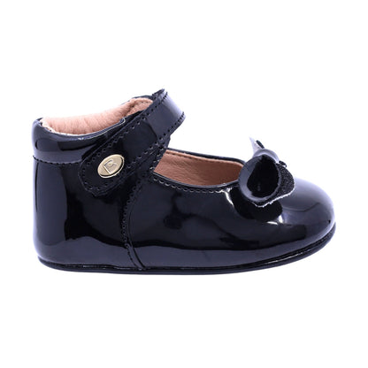 Balerina Coqueta para niña sintético negro Two con moño decorativo