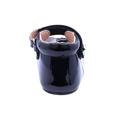 Balerina Coqueta para niña sintético negro Two con moño decorativo