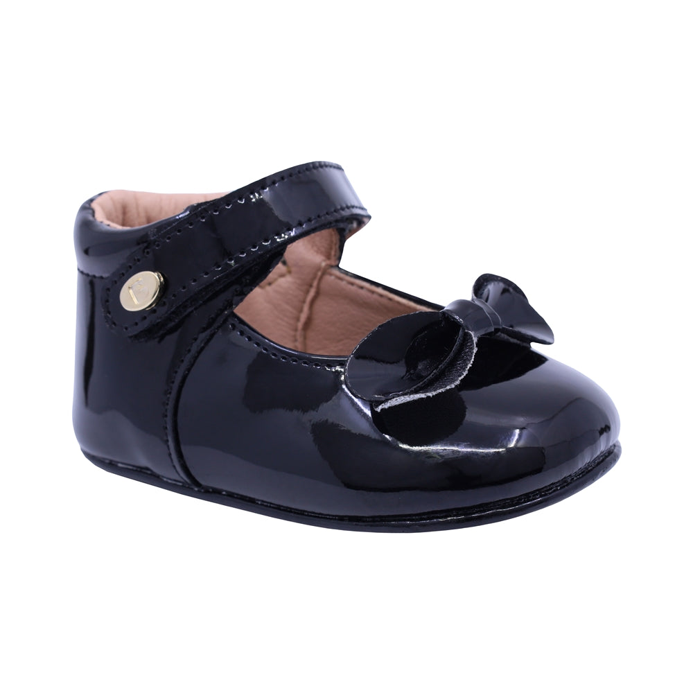 Balerina Coqueta para niña sintético negro Two con moño decorativo