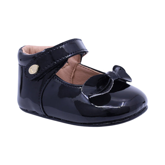 Balerina Coqueta para niña sintético negro Two con moño decorativo