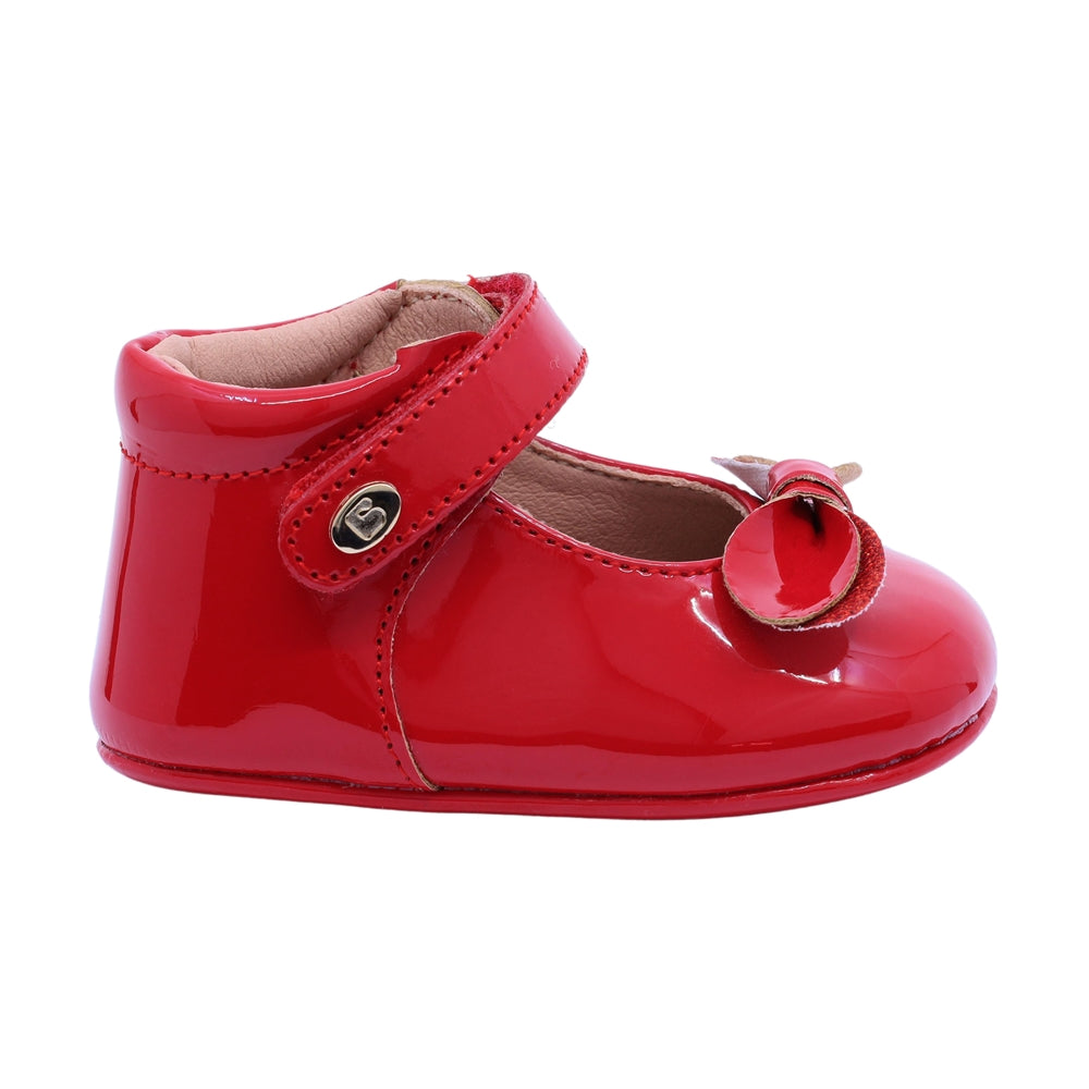 Balerina Coqueta para niña sintético rojo Two con moño decorativo