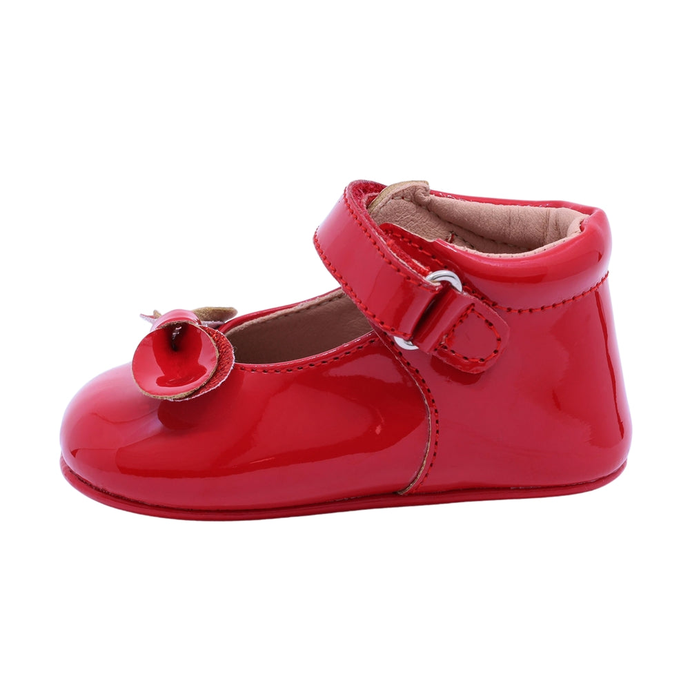 Balerina Coqueta para niña sintético rojo Two con moño decorativo