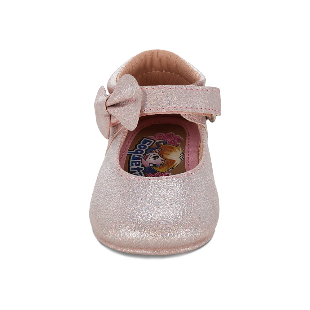 Balerina Coqueta para niña en sintético rosa Daniel con tira de contacto