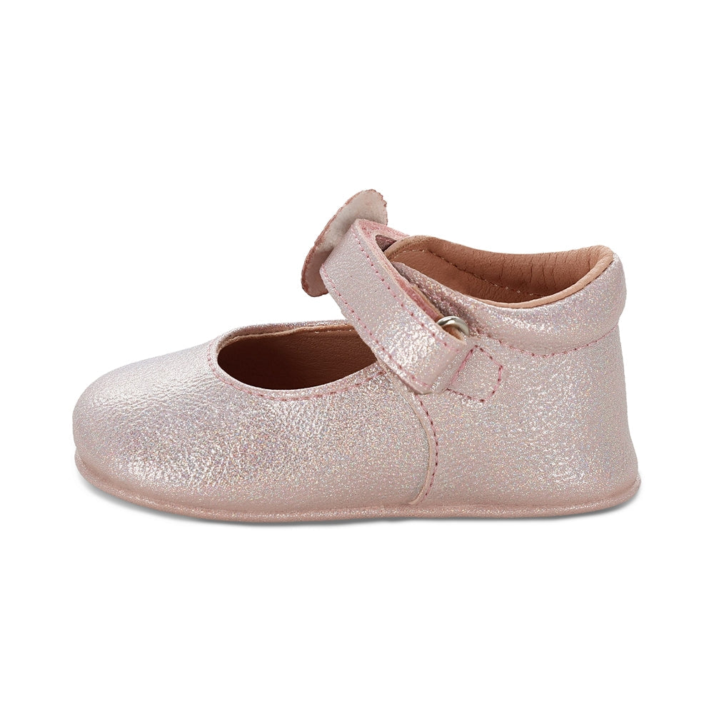 Balerina Coqueta para niña en sintético rosa Daniel con tira de contacto