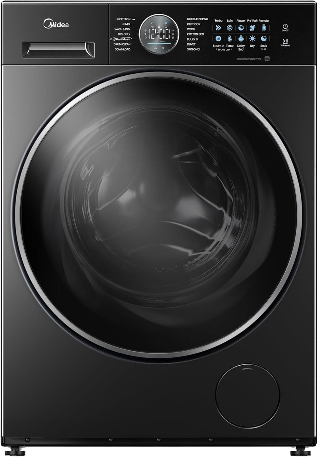 Midea lavasecadora carga frontal 15kg/8kg MF210D150WB/T