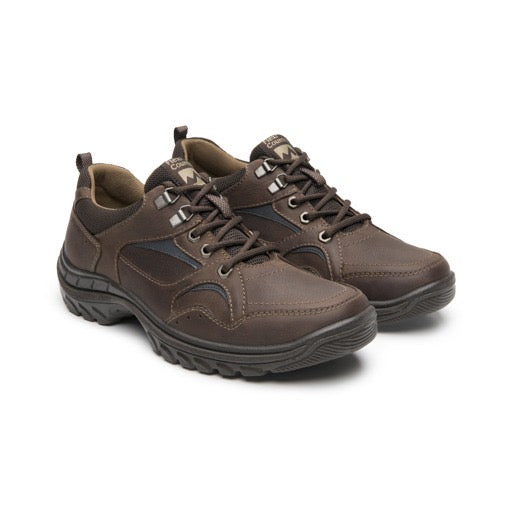 Sneaker Outdoor Flexi Country para Hombre con 100% Piel Estilo 66525 Chocolate