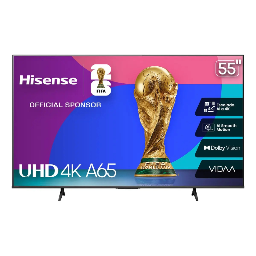 Pantalla Hisense 55 Pulgadas UHD 4K Smart TV