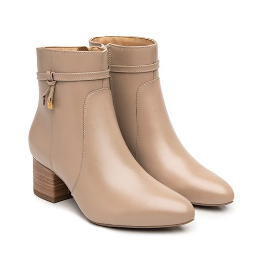 BOTÍN PUNTAL DE TACÓN FLEXI PARA MUJER ESTILO 137504 NEUTRO