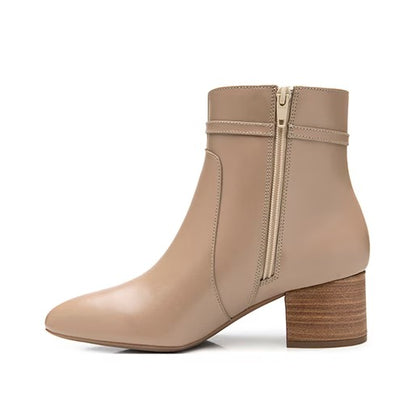 BOTÍN PUNTAL DE TACÓN FLEXI PARA MUJER ESTILO 137504 NEUTRO