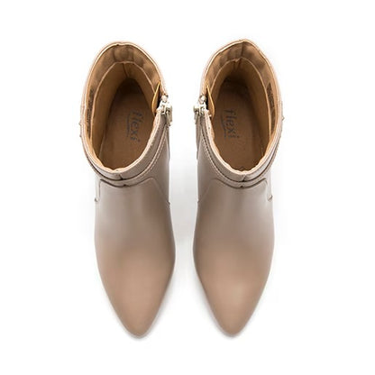 BOTÍN PUNTAL DE TACÓN FLEXI PARA MUJER ESTILO 137504 NEUTRO