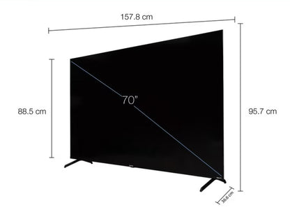 Daewoo Pantalla Televisión Smart TV 70 Pulgadas LED 4K UHD