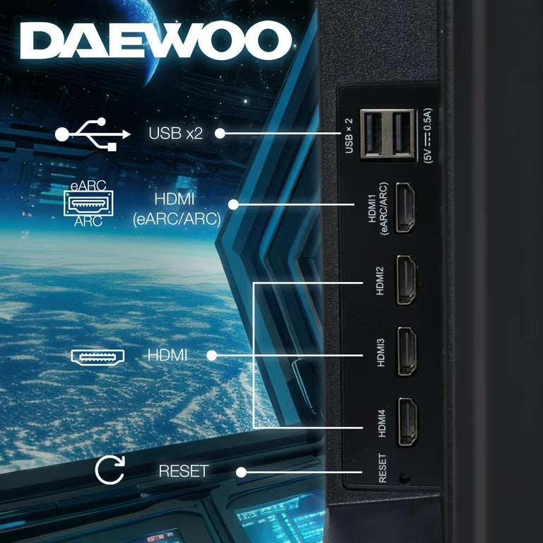 Daewoo Pantalla Televisión Smart TV 70 Pulgadas LED 4K UHD
